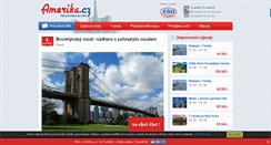 Desktop Screenshot of amerika.cz